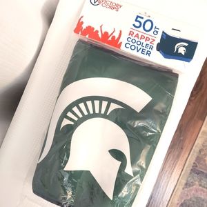 Michigan State University Spartans Rappz Cooler Cover 50 Qt Sport School Spirit